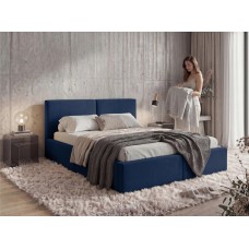 Gulta ar paceļamo mehānismu HILTON 140x200, zils